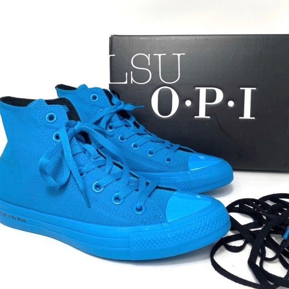Converse Shoes - Converse x O.P.I. Ctas Canvas High Top Cyan Space
